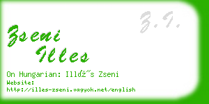 zseni illes business card